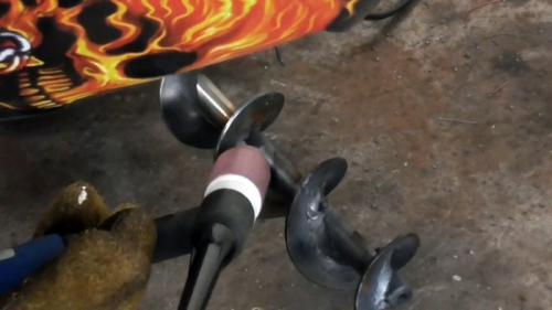 Шнек для мотобура своими руками. Процесс изготовления шнека