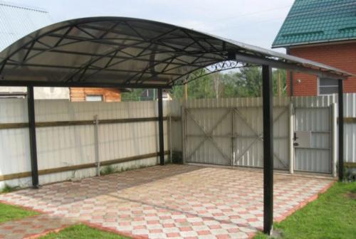 Столбы из кирпича для навеса. Как рассчитать навес, подобрать материалы, установить опорные столбы