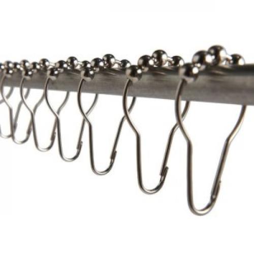 Как вставить крючки в потолочный карниз. Виды крючков