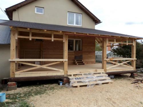 Строительство террасы к дому своими руками. Терраса у дома: планирование, ход работ