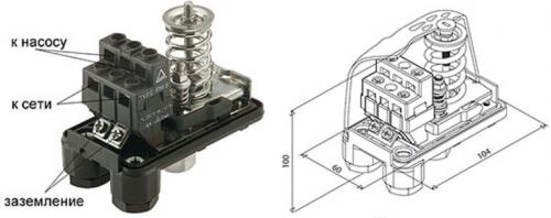 Реле регулятор давления воды в системе водоснабжения. Описание устройства 04 Реле регулятор давления воды в системе водоснабжения. Описание устройства 04