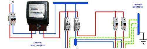 Подключение дифавтомата в щитке. Схемы подключения