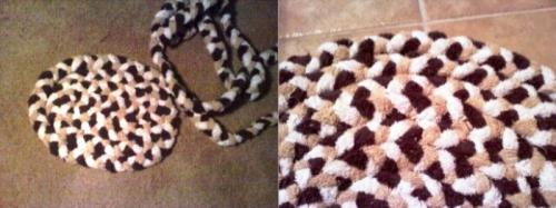 Коврики своими руками для дома из старых вещей. 12 необычных идей, как сделать коврики из старых вещей