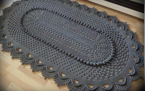 Коврики своими руками крючком оригинальные идеи для домашнего уюта. Вязаные коврики: схемы, инструкции, интересные модели