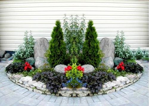 Бордюр своими руками из подручных материалов. Бордюр из натурального камня