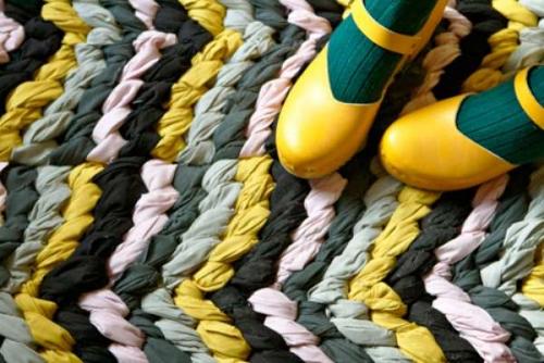 Половики домотканые своими руками крючком. Плетение