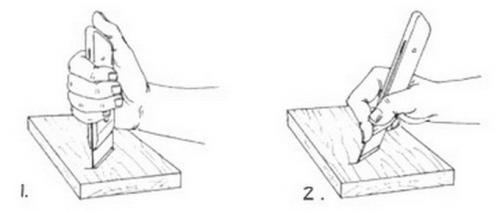 Чем можно вырезать по дереву в домашних условиях. Нож-косяк