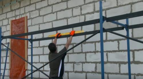 Отделка пенопластом фасада дома. Подготовка наружных стен к утеплению