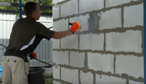 Отделка пенопластом фасада дома. Подготовка наружных стен к утеплению