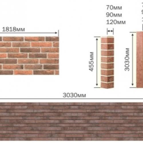 Панели для внешней отделки фасада дома. Технические характеристики 03 Панели для внешней отделки фасада дома. Технические характеристики 03