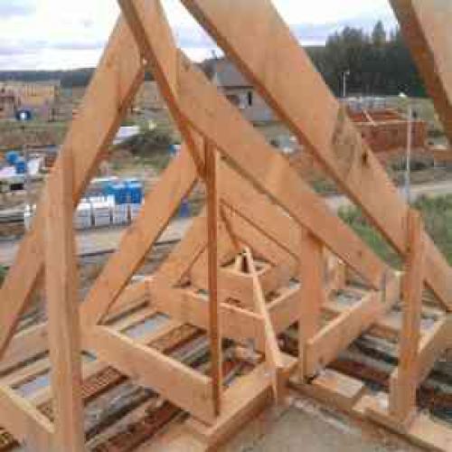 Крыша конверт с навесом. крыша конверт с мансардой фото