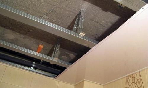 Потолок из пластика своими руками в ванной. Как сделать пластиковый потолок в ванной своими руками