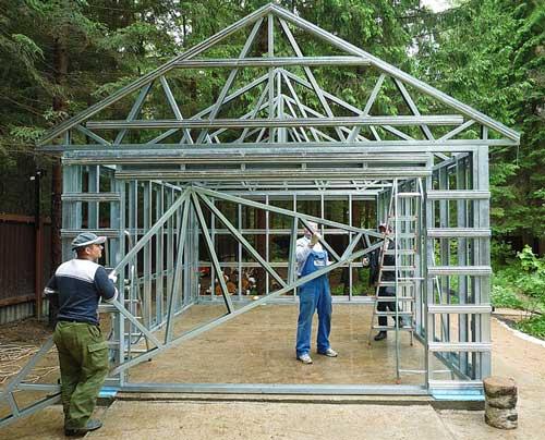 Каркасный дом из металлопрофиля. Преимущества и недостатки 06