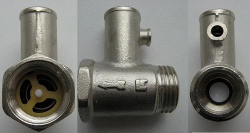 Клапан избыточного давления для водонагревателя. Срабатывание предохранительного клапана 01