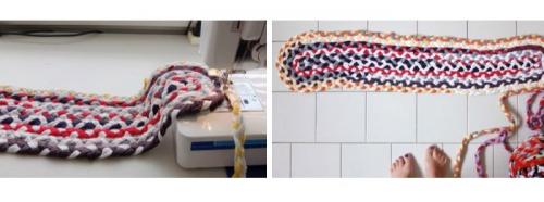 Коврик в ванную своими руками из пряжи. 15 идей, как сделать коврик из старых вещей и футболок своими руками