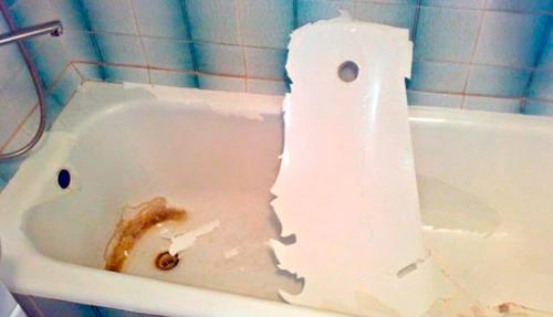 Восстановление ванны своими руками. Холодная эмалировка ванны 03 Восстановление ванны своими руками. Холодная эмалировка ванны 03