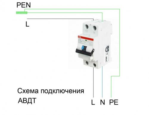 Подключение четырехполюсного дифавтомата. Варианты ввода ДИФов в работу