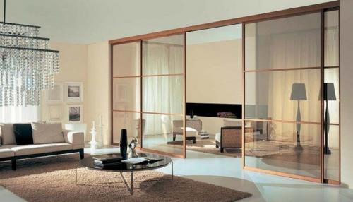 Раздвижные перегородки для зонирования пространства. Раздвижные перегородки для зонирования комнаты