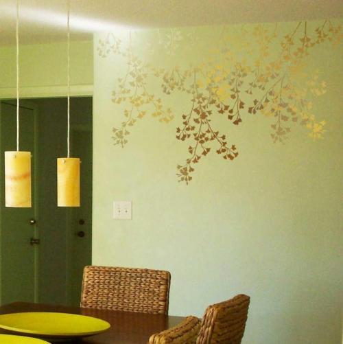 Трафареты рисунков на стену. Трафареты для декора: изготовление шаблона своими руками, 130 фото трафаретов для дизайна стен в домашних условиях