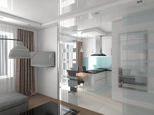 Стеклянные перегородки для зонирования пространства в комнате. Перегородки из стекла, или 3 основные функции