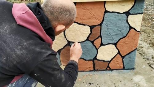 Как сделать имитацию камня своими руками. Процесс создания имитации каменной кладки