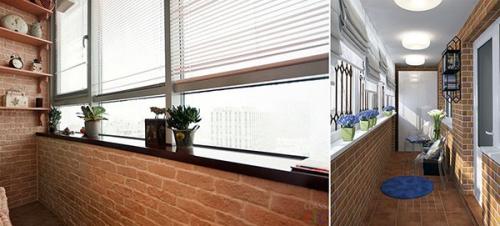 Имитация кирпича на стене. В интерьере квартиры