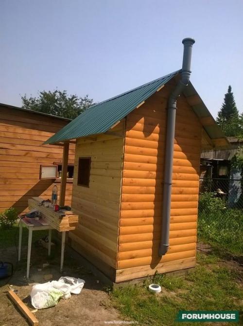 Туалет для дачи деревянный. Дачный туалет класса «люкс»