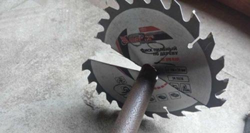 Как сделать бур из дисковой пилы. Пошаговая инструкция изготовления самодельного устройства