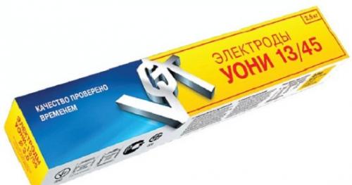 Электроды постоянного тока уони. Популярные марки: 13/55, 13/55A, 13-НЖ, 13/75, 1350 и другие