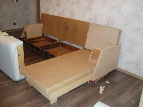 Как из старого дивана сделать новый своими руками. Реставрация дивана своими руками