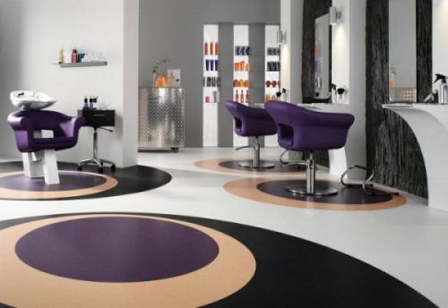 Линолеум на полу. По структуре