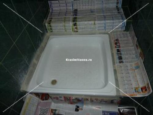 Чем покрасить поддон душевой кабины. Ремонт поддона душевой кабины в Москве