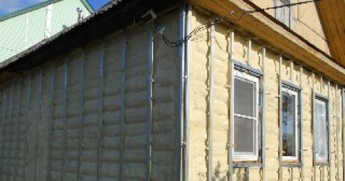 Утепление напылением пенополиуретана цены казань. Утепление домов