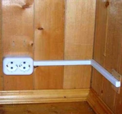 Как прокладывать проводку в деревянном доме. Особенности закрытой проводки в деревянном доме 02 Как прокладывать проводку в деревянном доме. Особенности закрытой проводки в деревянном доме 02