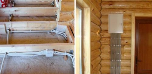 Открытая электропроводка в деревянном доме ПУЭ. Что разрешают строительные нормы