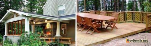 Сделать террасу к дому. Чем веранда отличается от террасы 03 Сделать террасу к дому. Чем веранда отличается от террасы 03