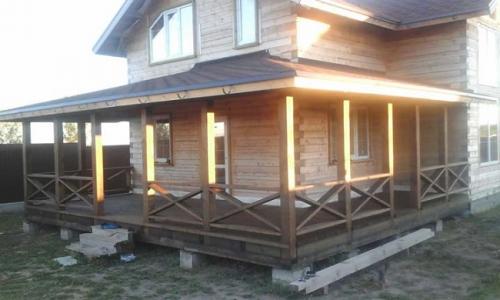 Сделать террасу к дому своими руками варианты. Проекты террас пристроенных к дому