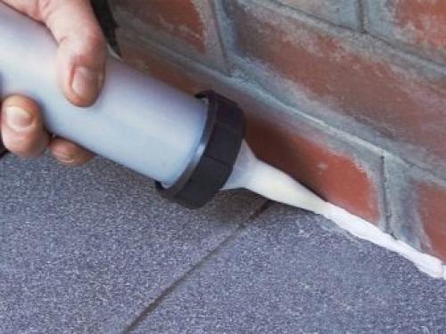 Водостойкий герметик для ванны. Силиконовый 08