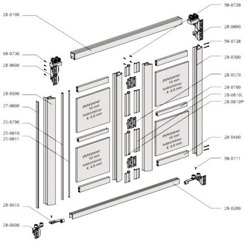 Двери шкафа купе своими руками. Другие способы монтажа дверей шкафа купе