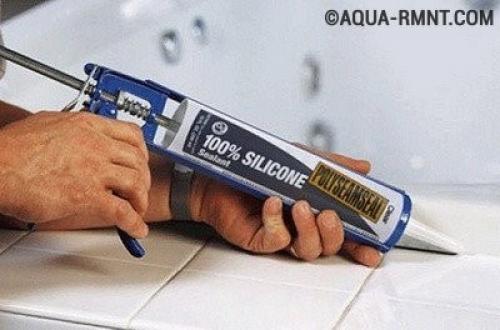 Силиконовый герметик водостойкий для ванной, как наносить. Типы герметиков и их особенности