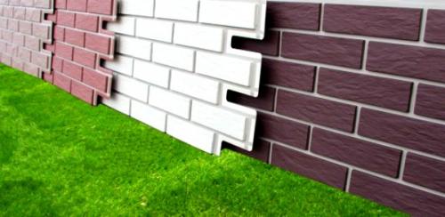 Панели для отделки фасадов частных домов под кирпич. Особенности отделки фасада дома под кирпич