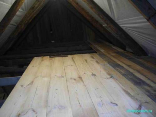 Пол на чердаке из чего сделать. Пол чердака своими руками