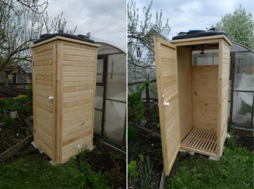 Душ на даче без водопровода. Материалы для летнего душа