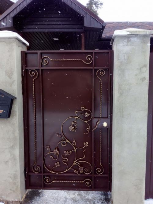 Калитки Своими Руками. Изделие из профнастила