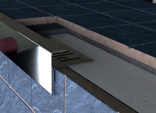 Профиль для ванны под плитку. Металлический профиль