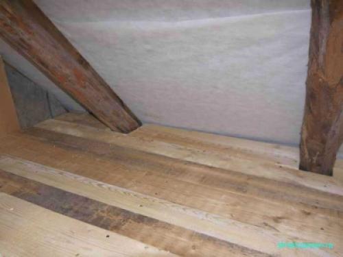 Пол на чердаке из чего сделать. Пол чердака своими руками
