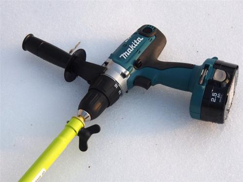 Как изготовить ручку для ледобур шуруповерта из дрели. Ледобур из шуруповерта своими руками