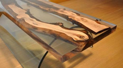 Как приклеивать дерево к столу с помощью эпоксидной смолы. Делаем дизайнерский стол из эпоксидной смолы «за три копейки»