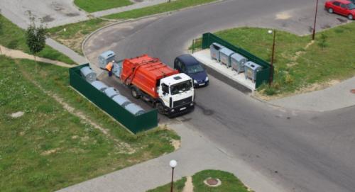 Площадка для мусора размеры. Контейнерная площадка для мусора