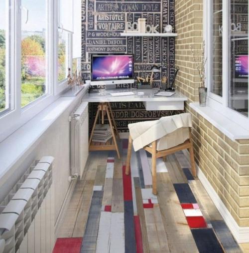 Напольное покрытие для балкона. Из чего сделать пол на застеклённом балконе